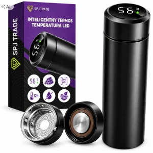 Kubek termiczny 500 ml z wyświetlaczem LED temperatury