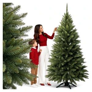 Choinka sztuczna świerk kaukaski 220 cm, 914 gałązek, ze stojakiem