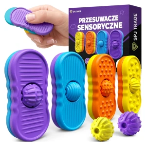 Zabawki sensoryczne antystresowe, slidery magnetyczne, 4 szt.