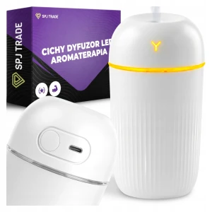 Nawilżacz powietrza ultradźwiękowy z dyfuzorem 420 ml, zasilanie USB