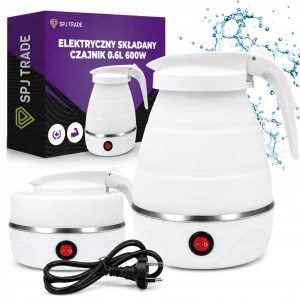 Czajnik turystyczny elektryczny składany 0,6 l, 600 W