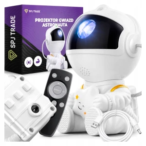 Projektor gwiazd astronauta z pilotem, LED, 5W
