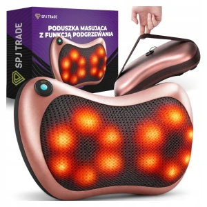 Poduszka masująca shiatsu z podgrzewaną podczerwienią, 8 głowic, 25W