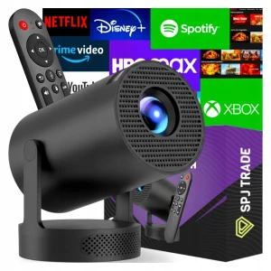 Projektor LED z Android TV, WiFi, Bluetooth, 4K
