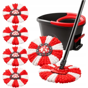 Wkłady do mopa obrotowego okrągłe 36cm, zestaw 6 sztuk