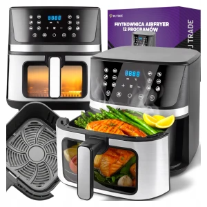 Frytkownica beztłuszczowa 8L, 1800W, 12 programów